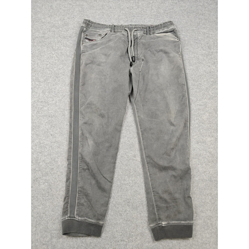 Diesel Narrot Jeans Mens 36x29 Gray Medium Wash Relaxed Tapered Denim Pants